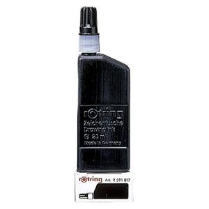 ロットリング イソグラフ用注入式インク23ml 黒 1 個 S0194660 文房具 オフィス 用品