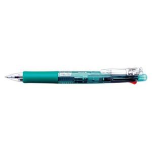 ゼブラ クリップオンマルチ 4色ボールペン+シャープ 緑 1 本 B4SA1-G 文房具 オフィス 用品