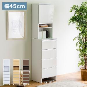 ランドリーチェスト ハイタイプ 幅45 高さ180 奥行40 国産 大川家具