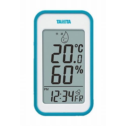 タニタ デジタル温湿度計 TT-559 BL ブルー 代引不可