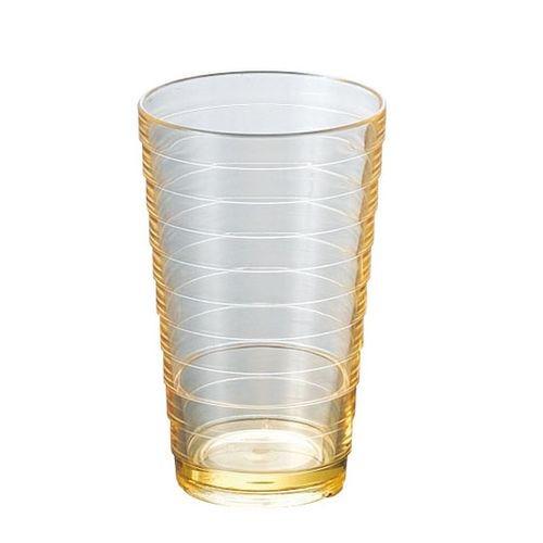 スリーライン ポリカーボネート ループタンブラー 11オンス アンバー PTVA908