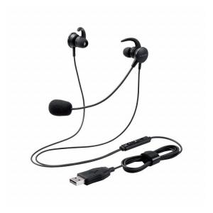 エレコム HS-EP15UBK ブラック USB ヘッドセット