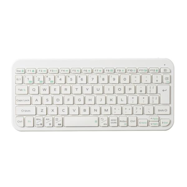 エレコム ワイヤレス キーボード Bluetooth 無線 パンタグラフ テンキーレス コンパクト ...