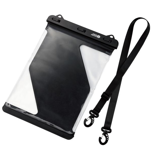 エレコム ELECOM タブレットケース 防水ケース 汎用 IPX8 iPad Android 等 ...