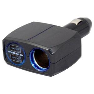 カシムラ 車用 ダイレクトソケット 2リバーシブルUSB KX201｜rcmdhl