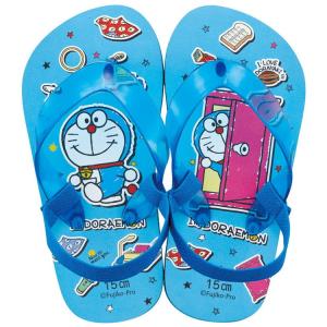 スケーター ビーチサンダル キッズ 15cm 子供 キャラクター サンダル 夏用 ドラえもん ステッカー Skater SDBE15