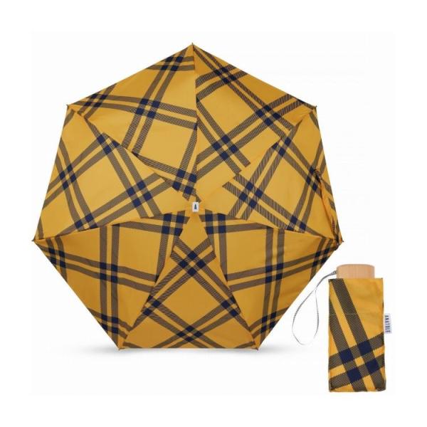コンパクト 折りたたみ 日傘 SUN BASIC TWEED CHECK 親骨50cm 直径85cm...