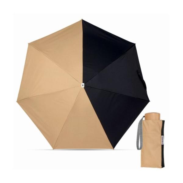 コンパクト 折りたたみ 日傘 SUN BASIC TWO-TONE 親骨50cm 直径85cm Al...