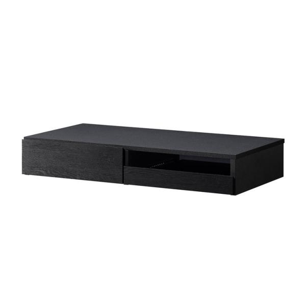 レンジ下スライドテーブル 引き出し付 ブラックRDS-0280SL-BK RDS-0280SL-BK...