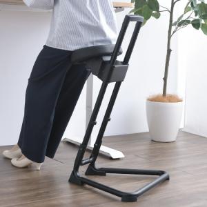 【美品】ニトリ　スタンディングバランスチェア（ブラック） ニトリ スタンディングバランスチェア(OC301 BK) : ニトリ Yahoo
