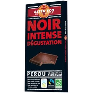 アルテル エコ オーガニック チョコレート ノワール アンターンス 100g MIE PROJECT