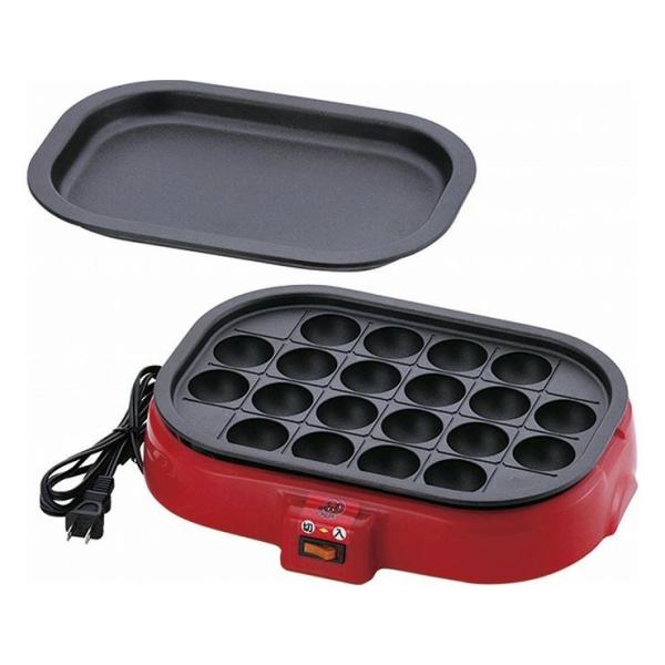 SNT-80 HOME SWAN 着脱式電気たこ焼器 平プレート付き