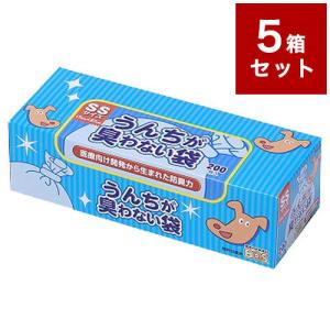 5箱セット クリロン化成 うんちが臭わない袋 BOS ペット用 箱型 SSサイズ 200枚入 ボス うんち袋 うんち処理 まとめ売り セット売り｜rcmdhl