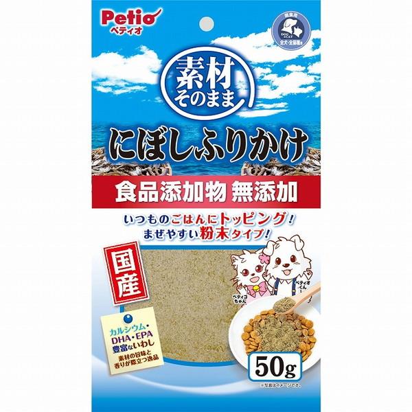 4個セット ペティオ 素材そのまま にぼしふりかけ 50g