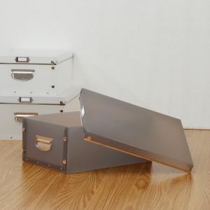 収納ボックス フタ付き クリアカラー 幅26cm 奥行36cm 高さ15cm 透明 押入れ収納ボックス ふた付き 折りたたみ 収納箱 衣類 収納ケース 折りたたみ