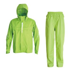 Kajimeiku カジメイク オールマインド360°レインコート 上下セット レインスーツ カッパ 雨具 3450 ライム 5L 4L 3L LL L M S 代引不可