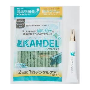 カンデル KANDEL 15本入り 犬 歯磨き ガム 歯垢 デンタルケア ソフト