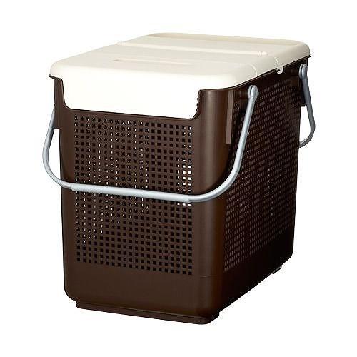 吉川国工業所 スカンジナビアスタイル 目隠しランドリーバスケット BR(ブラウン) SCB-13 代...