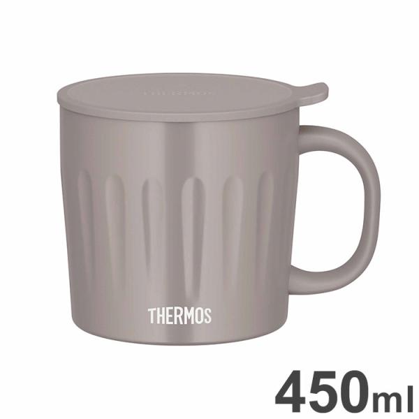 サーモス 真空断熱 マグカップ 450ml グレージュ JTA-450 THERMOS 保温 マグ ...