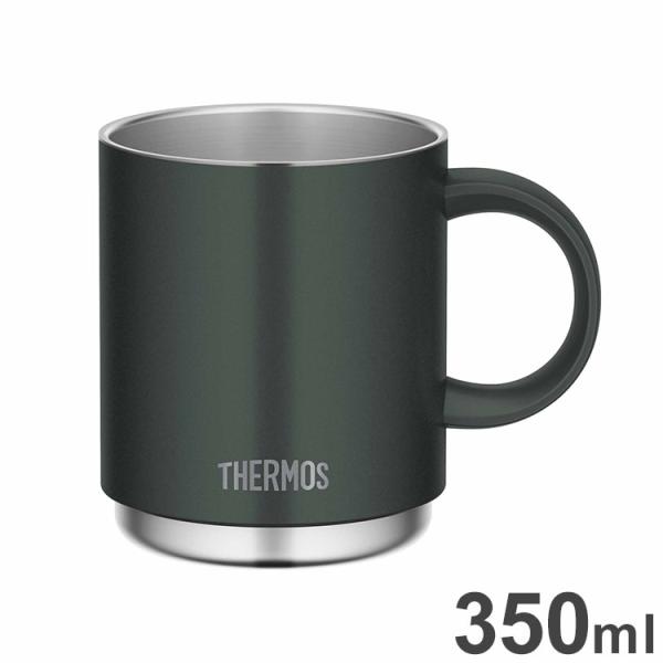 サーモス 真空断熱 マグカップ 350ml フォレストグリーン JDS-351 THERMOS 保温...
