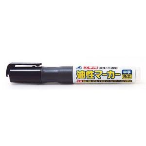 シンワ測定 工事用 油性マーカー 中字 角芯 黒...の商品画像