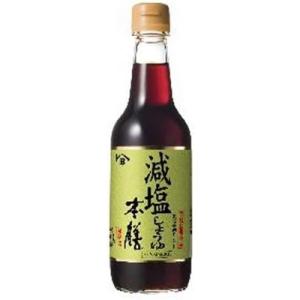 ヒゲタ 減塩しょうゆ本膳 360ml x6 6個セット 代引不可