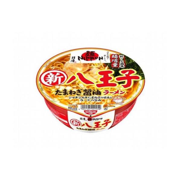 12個セット 日清食品 麺NIPPON 八王子たまねぎ醤油 カップ 112g x12コ 代引不可