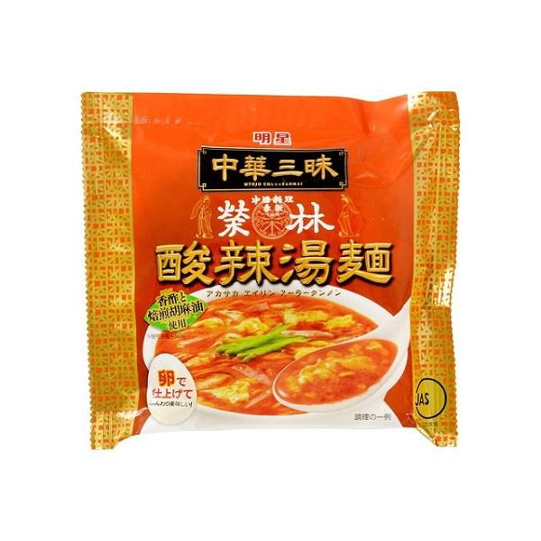 単品24個セット 明星食品 中華三昧 赤坂榮林 酸辣湯麺 103gx24 まとめ買い まとめ売り お...