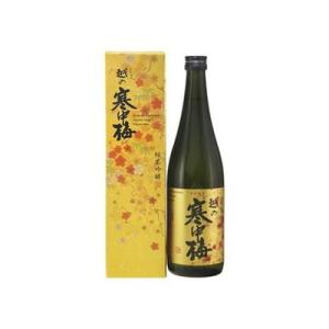 新潟銘醸 越の寒中梅 純米吟醸 金ラベル 720ml 代引不可