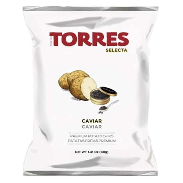 TORRES トーレス キャビア風味ポテトチップス スペイン ラッピング済み商品 代引不可
