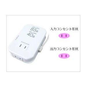カシムラ 海外用薄型2口変圧器USB 110-130V/85VA 220-240V/40VA NTI...