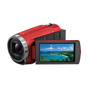 ソニー デジタルHDビデオカメラレコーダー Handycam CX680 レッド HDR-CX680/R 代引不可｜rcmdhl