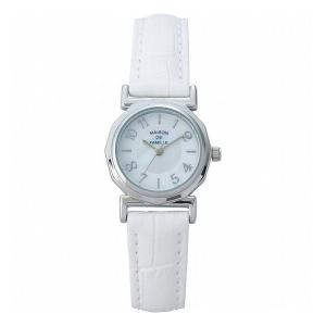 メゾン・ドゥ・ファミーユ レディース腕時計 ホワイト MA-051WH 装身具 婦人装身品 婦人腕時計 代引不可｜rcmdhl