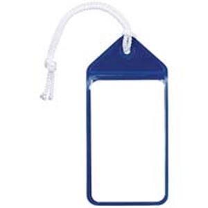 （業務用10セット）共栄プラスチック ネームタッグ旅行名札 C-80-5-B ブルー 5枚 代引不可