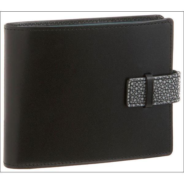 Colore Borsa（コローレボルサ） 二つ折りコインケース付き財布 ブラック MG-001 代...
