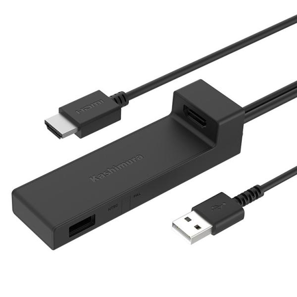 カシムラ fire tv stick対応 HDMIタイプA延長ケーブル USB1ポート付き KD-2...