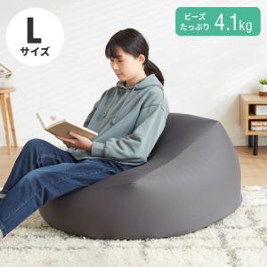 ビーズクッション本体 65×65×43cm ヌードタイプ Lサイズ 極小ビーズ へたりにくい 低VOC 大きい 北欧 マイクロビーズクッション 中身 ソファ