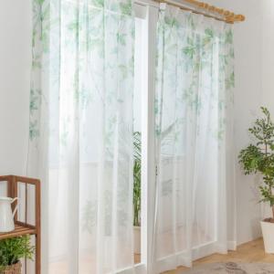 レースカーテン リーフ柄 ボイルカーテン 幅100 0 丈 228 国産 ミラーレースカーテン 40サイズ展開 おしゃれ ウォッシャブル 代引不可 Uv Gel0007 リコメン堂ホームライフ館 通販 Yahoo ショッピング