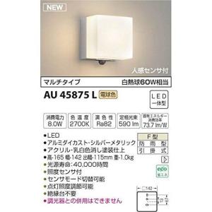 コイズミ LED防雨ブラケット AU45875L 設置工事不可｜rcmdhl