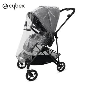 正規販売店 サイベックス cybex 多機能ベビーカー メリオシリーズ専用 レインカバー ブラック ベビーカー ストローラー MELLIO メリオ 雨除け 代引不可｜rcmdhl