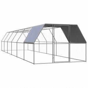vidaXL 屋外鶏用ケージ 3x12x2 m 亜鉛メッキ鋼製動物 ペット用品 ペット用品 小動物用品 小動物 飼育・ケージ 代引不可
