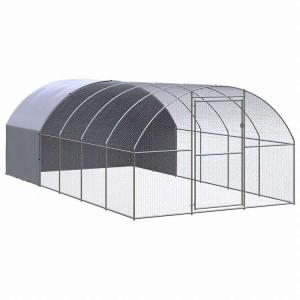 vidaXL 屋外鶏小屋 3x6x2 m 亜鉛メッキ鋼製動物 ペット用品 ペット用品 小動物用品 小動物 飼育・ケージ 代引不可