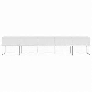 vidaXL 屋外鶏小屋 2x10x2m 亜鉛...の詳細画像2