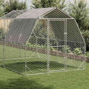 vidaXL 屋根付きチキンラン 2.5x4x2...の商品画像