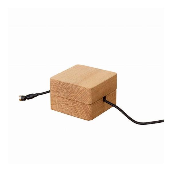 Latree ラトレ FUNシリーズ 無垢のケーブルケース 四角 オーク材 無垢 木製 高級感 飛騨...