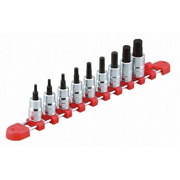 KTC 京都機械工具 TBT3S09BH 9.5SQ ショートヘキサゴンビットソケットセット 9個組...