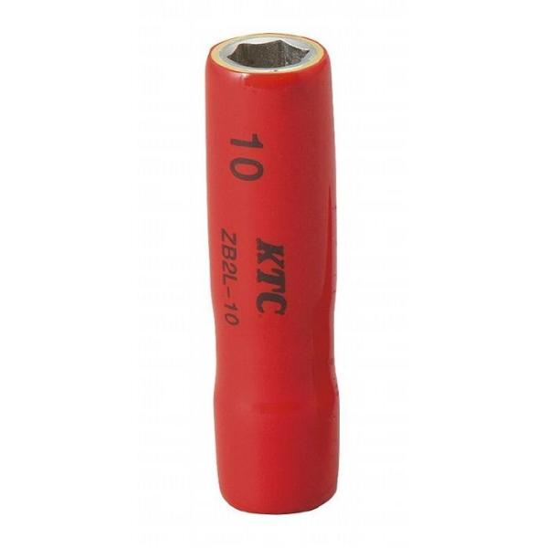 KTC 京都機械工具 ZB2L-10 6.3SQ 絶縁ディープソケット 10MM 六角 代引不可