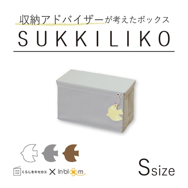 スッキリコ ボックスS 幅15cm 奥行き33cm 高さ20cm 収納ボックス カラーボックス 代引...