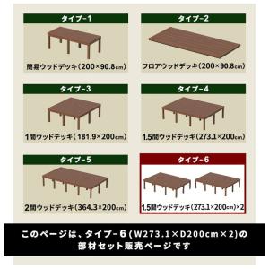 デッキ 人工木 273.1×200cm 1.5...の詳細画像4