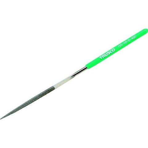 TRUSCO トラスコ ダイヤモンドヤスリ 精密用 10本組 三角 GS10S400 代引不可